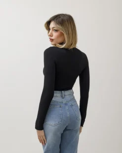 Maglia in cotone con colletto – 61765