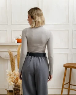 Maglia in cotone con colletto – 61765