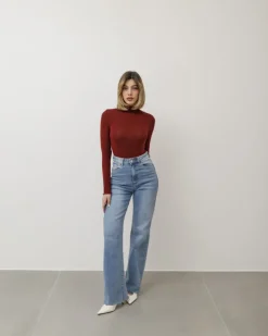 Maglia in cotone con colletto – 61765