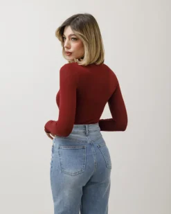Maglia in cotone con colletto – 61765