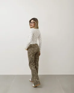 Maglia in cotone con fiocchetti – 61835