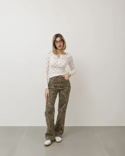 Maglia in cotone con fiocchetti – 61835
