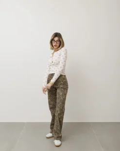 Maglia in cotone con fiocchetti – 61835