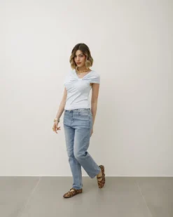 Maglia in cotone con nodo – 8184