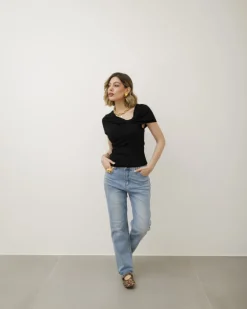 Maglia in cotone con nodo – 8184
