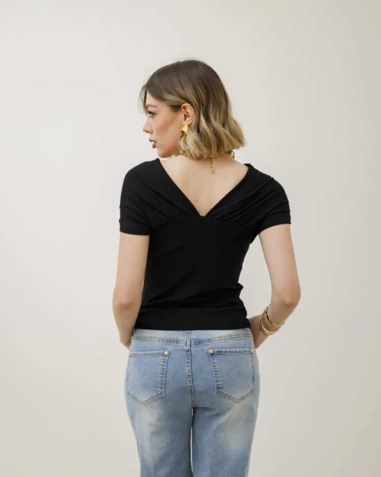 Maglia in cotone con nodo – 8184
