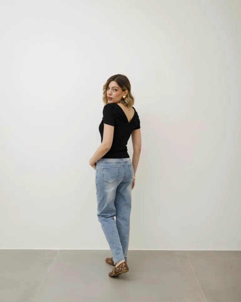 Maglia in cotone con nodo – 8184