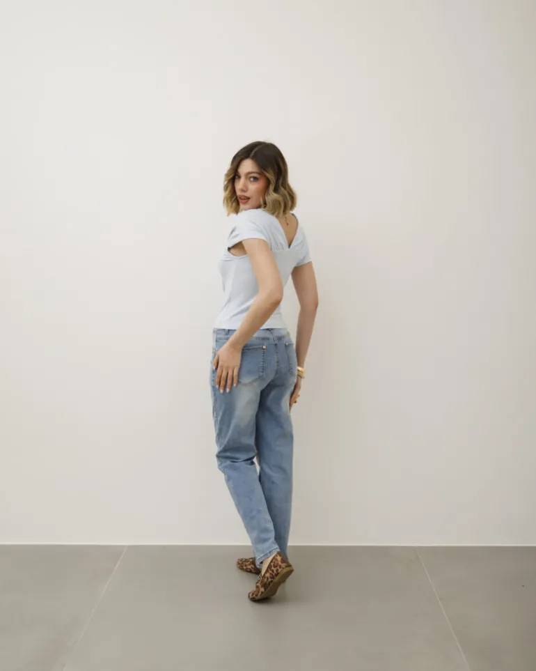 Maglia in cotone con nodo – 8184