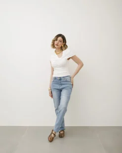 Maglia in cotone con nodo – 8184