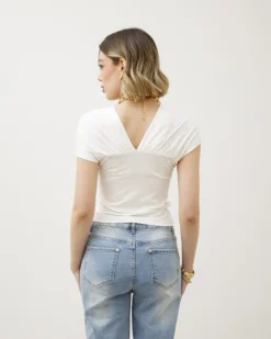Maglia in cotone con nodo – 8184