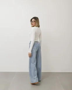 Maglia in cotone scollo quadrato – 7838