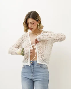 Maglia in filo traforata – 07330