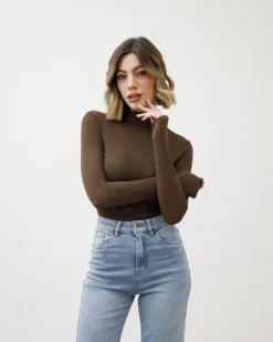 Maglia in misto cashmere con colletto – 21810