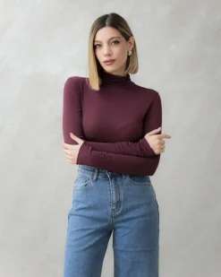 Maglia in misto cashmere con colletto – 21810
