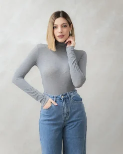 Maglia in misto cashmere con colletto – 21810
