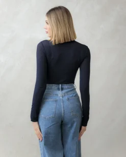 Maglia in misto cashmere con colletto – 21810