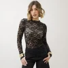 Maglia in pizzo trasparente – 15559-1