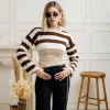 Maglione crop a righe – 857410