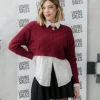 Maglione crop lavorato – 6021