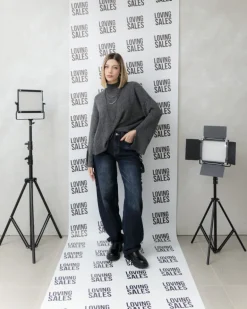 Maglione in lana con manica ampia – G090