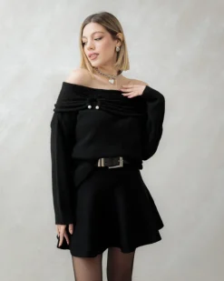 Maglione in lana con scollo a barca – 24686