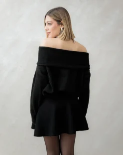 Maglione in lana con scollo a barca – 24686