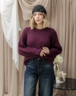 Maglione in lana oversize – AM445