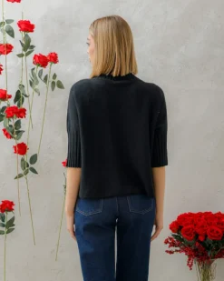 Maglione morbido con collo – 5278