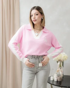 Maglione Polo con colletto – AM609