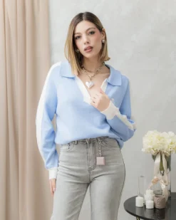 Maglione Polo con colletto – AM609