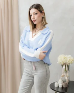 Maglione Polo con colletto – AM609