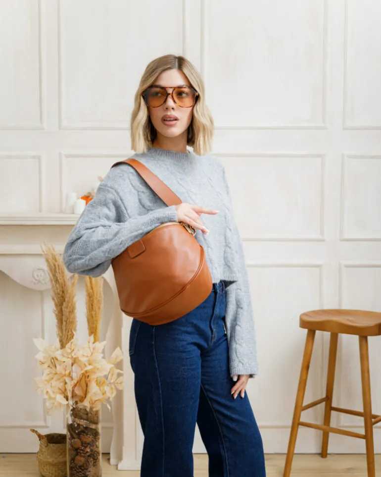 Manico in pelle CUOIO – LOVING BAGS