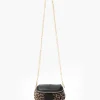 Micro ISABELLA animalier in pelle NERA – LOVING BAGS