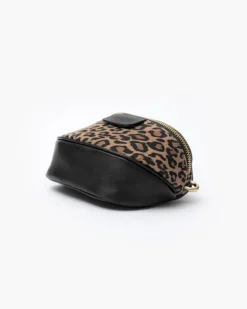 Micro ISABELLA animalier in pelle NERA – LOVING BAGS