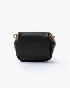 Micro ISABELLA animalier in pelle NERA – LOVING BAGS