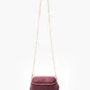 Micro ISABELLA BORDEAUX in pelle – LOVING BAGS