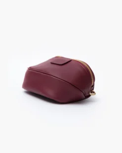 Micro ISABELLA BORDEAUX in pelle – LOVING BAGS