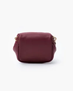 Micro ISABELLA BORDEAUX in pelle – LOVING BAGS