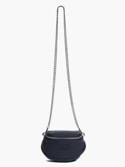 Micro ISABELLA in pelle BLU NOTTE – LOVING BAGS