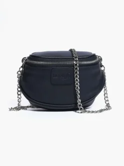 Micro ISABELLA in pelle BLU NOTTE – LOVING BAGS
