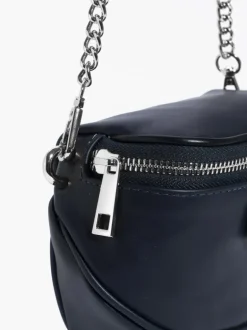 Micro ISABELLA in pelle BLU NOTTE – LOVING BAGS