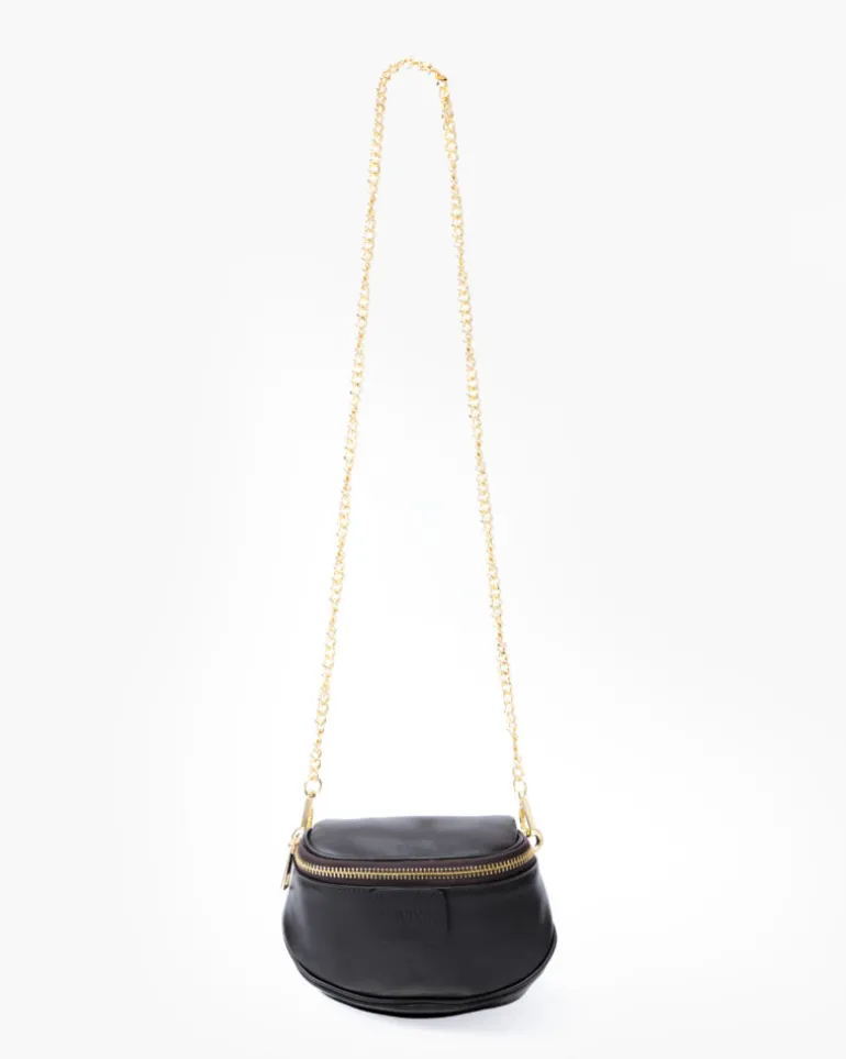 Micro ISABELLA in pelle MARRONE – LOVING BAGS