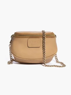 Micro ISABELLA in pelle MIELE – LOVING BAGS