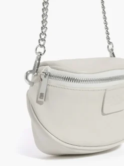 Micro ISABELLA in pelle PANNA – LOVING BAGS