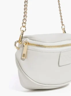 Micro ISABELLA in pelle PANNA – LOVING BAGS