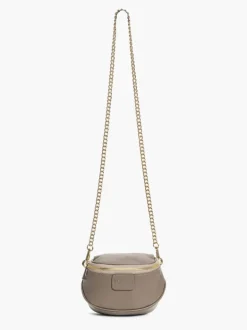 Micro ISABELLA in pelle TORTORA – LOVING BAGS