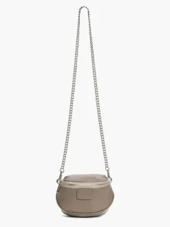 Micro ISABELLA in pelle TORTORA – LOVING BAGS