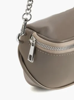 Micro ISABELLA in pelle TORTORA – LOVING BAGS