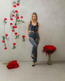 Panciotto in denim – 8266