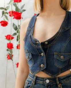 Panciotto in denim – 8266